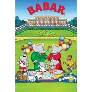  Babar Family Portrait Cartoon TV Movie Poster 24 x 36 