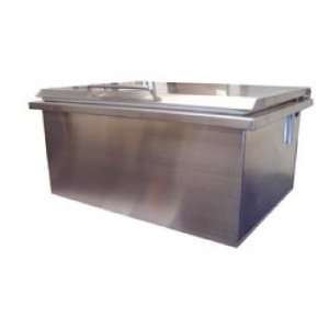  IAIC 28 Stainless Steel Ice Chest with Stainless Steel 