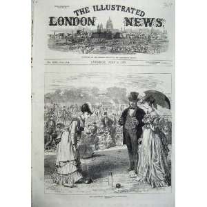   1870 England Croquet Club Wimbledon Ladies Sport Print