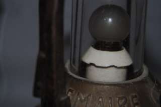 Vintage 1930s French early electric mining lantern  