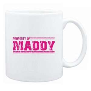  New  Property Of Maddy Retro  Mug Name