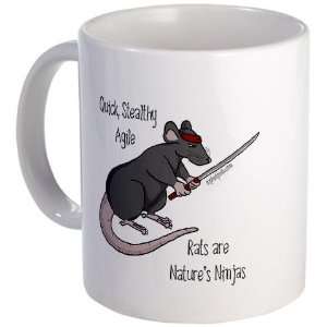  Rats are Natures Ninjas Funny Mug by 