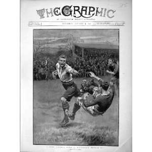  1897 Rugby Football Match Blackheath Sport Dadd