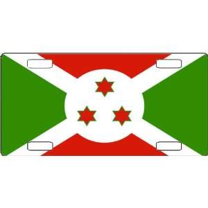  Burundi Flag Vanity License Plate 