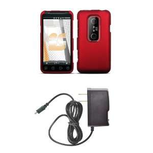  HTC EVO 3D (Sprint) Premium Combo Pack   Red Rubberized 