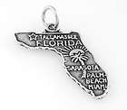 FLORIDA SIGN Sterling Silver Charm  