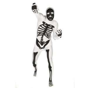  White Skeleton Morphsuit  XL Toys & Games