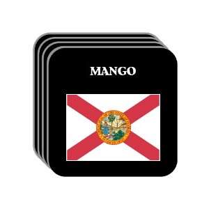  US State Flag   MANGO, Florida (FL) Set of 4 Mini Mousepad 