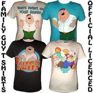 Mens Family Guy Cartoon T Shirts Latest Official Design  