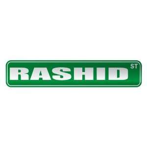   RASHID ST  STREET SIGN