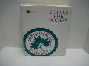 1992 The Longaberger Company Skills For Success VHS  
