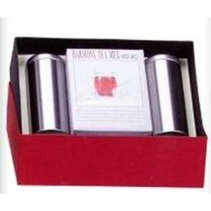 Loose Tea Gift Box with 2 cylindrical and all glass Tea cup, infuser 