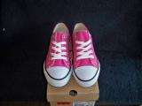 LEVIS BUCK LO PINK CANVAS GIRLS YOUTH SHOES SIZE 1  