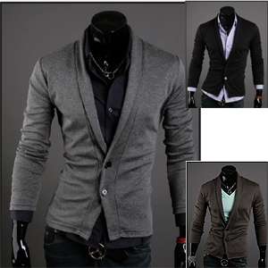 mens v collar shall 2button cardigan 3color(us XS,S)  