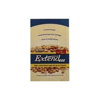   & Blood Sugar Management Bar, Peanut Delight, 15 ea by ExtendSnacks