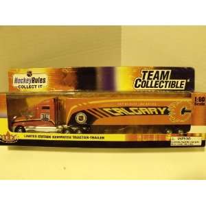  NHL Calgary Flames 180 Scale Die cast Tractor Trailer 