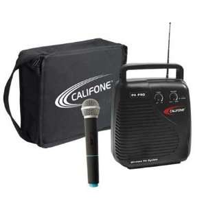  Califone PA10B 1 Portable Audio Pro System With Carry Case 