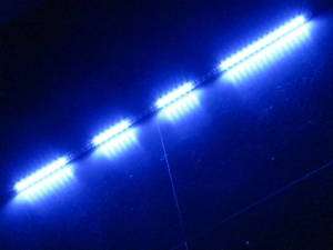 54cm 54 LED Knight Rider Blue Flash Strobe Strip Light  