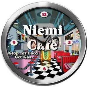  NIEMI 14 Inch Cafe Metal Clock Quartz Movement Kitchen 