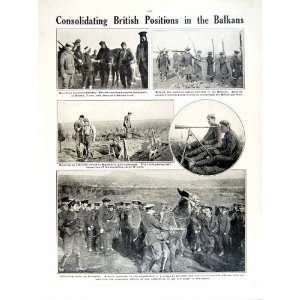  1915 16 WORLD WAR BRITISH SOLDIERS SALONIKA BALKANS