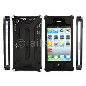  Transformer Style Aluminum Case for Iphone 4s 4   Black 
