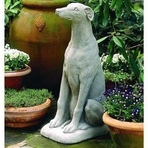  Campania Greyhound Garden Statue, Alpine Stone Patio 