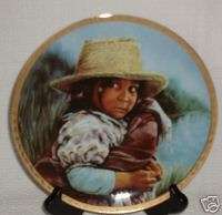 GIRL WITH STRAW HAT Susie Morton 1st Edition Plate NIB  