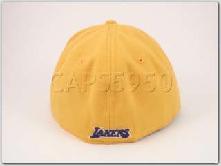 Kobe Bryant Hats Lakers New Era Caps 5950 Fitted Yellow  