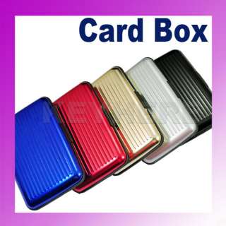 Business ID Credit Card Holder Aluminum Case Box 5pcs  