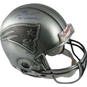  Tom Brady New England Patriots Autographed Full Size Pewter 