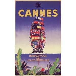  Cannes Poster Print