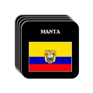 Ecuador   MANTA Set of 4 Mini Mousepad Coasters