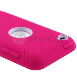 Otterbox For iPod Touch 4G 4th Generation Defender Case PINK WHITE 