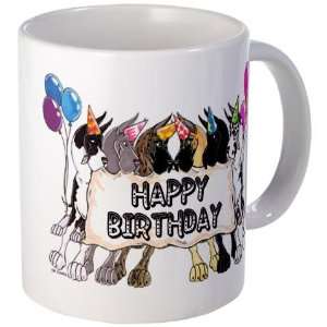 C6 Happy Bday Dog Mug by  