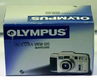 Olympus Accura View 120 Quartz Date 35mm Film Camera,  