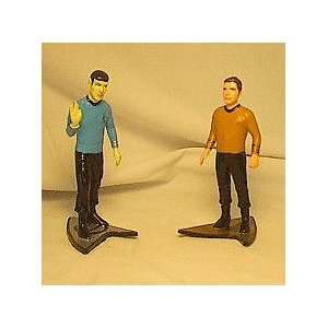  Star Trek Spock & Captain Kirk 4 inch figures by Hamilton 