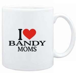  Mug White  I LOVE Bandy MOMS  Sports