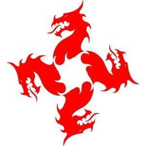 Dragon Decal, 4 Dragons, Car, Truck Wall Sticker   Made In 