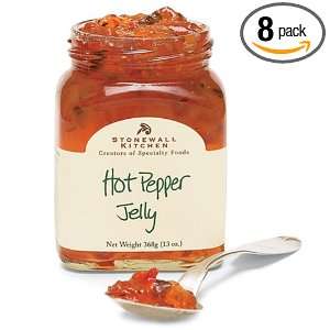 Stonewall Kitchen Hot Pepper Jelly, 4 Ounce (Pack of 8)  