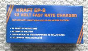 Vintage KRAFT EP 6 12 Volt CHARGER for Ni Cads, NEW  