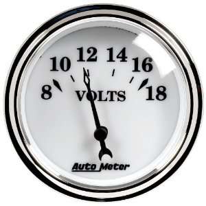   II 2 1/16 8 18 Volt Short Sweep Electric Voltmeter Gauge Automotive