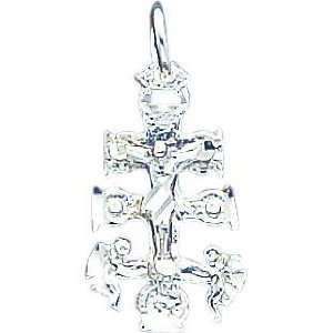  Sterling Silver Caravaca Crucifix Charm Jewelry Jewelry