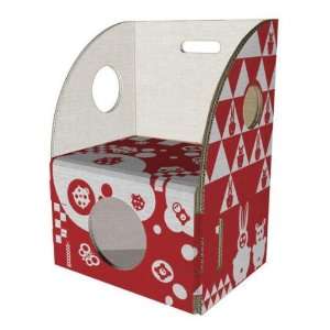  Cardboard Toy Chair   Red Toys & Games