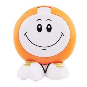  Cartoon Smiley Face Mini Fan, Orange Electronics