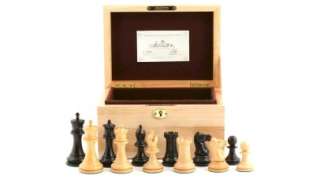 Jaques of London 1890 Edition 3.5 Staunton Chess Set with Oak Chess 