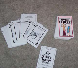 Deck of Over forty comic Playing Cards  