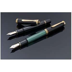  Pelikan Souveran 1000 Fountain Pen   Green/Black, Extra 