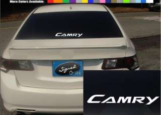 CAMRY toyota vinyl decal sticker new TRD any N070  