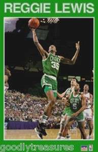 Vintage Starline Basketball Poster REGGIE LEWIS CELTICS  