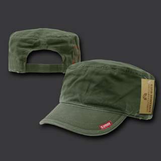 Olive Green Patrol Military Army Basic Cadet Flat Adjust BDU Cap Hat 